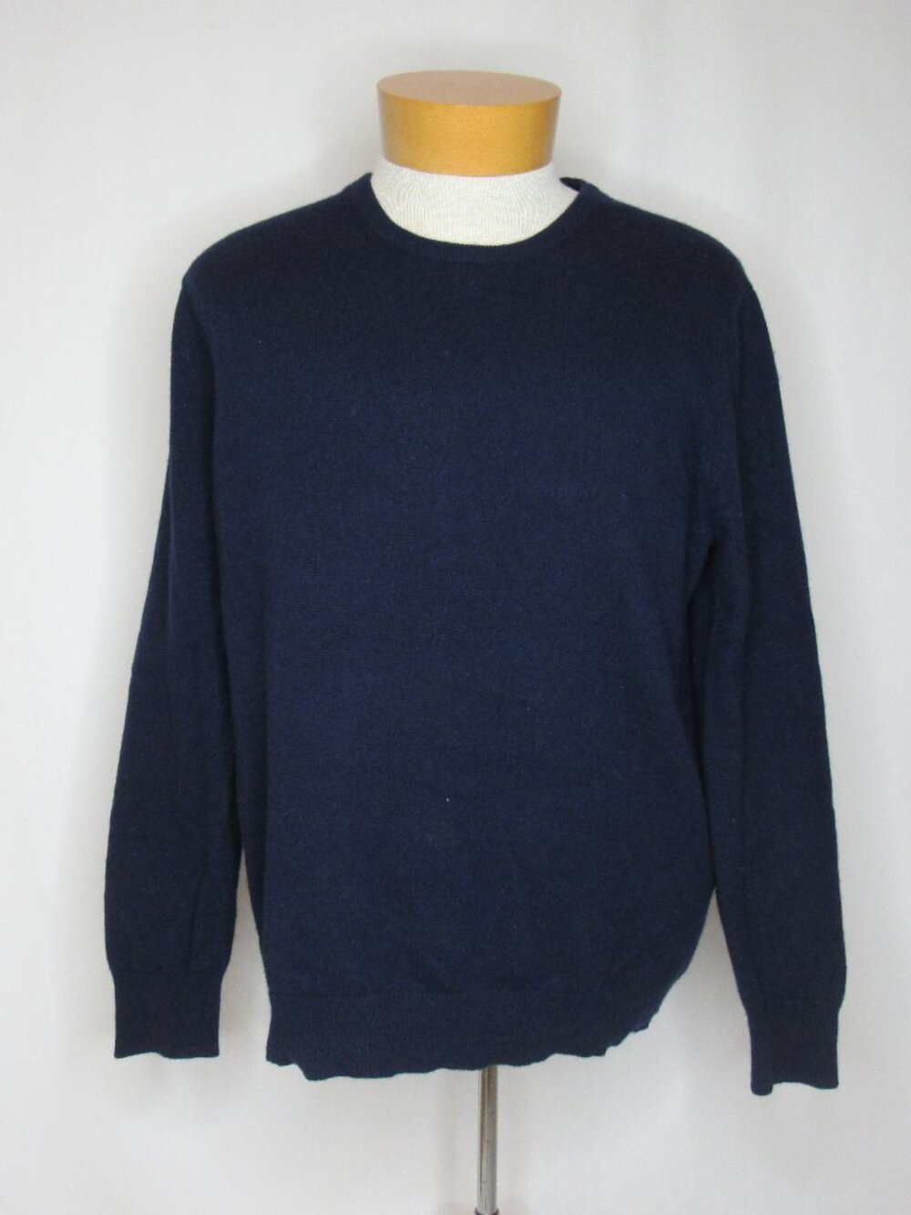 J. Crew Blue Crew Neck  100% Italian Cashmere Sweater Men's M Medium